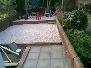 Garden remodel Installed new paving slabs and remodelled garden by Handyman in Reading